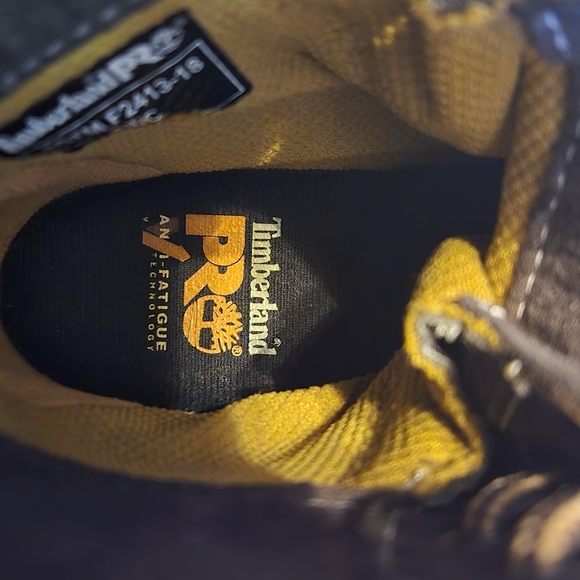 Timberland PRO Women's Dark Brown Leather Boots - Picture 2 of 6